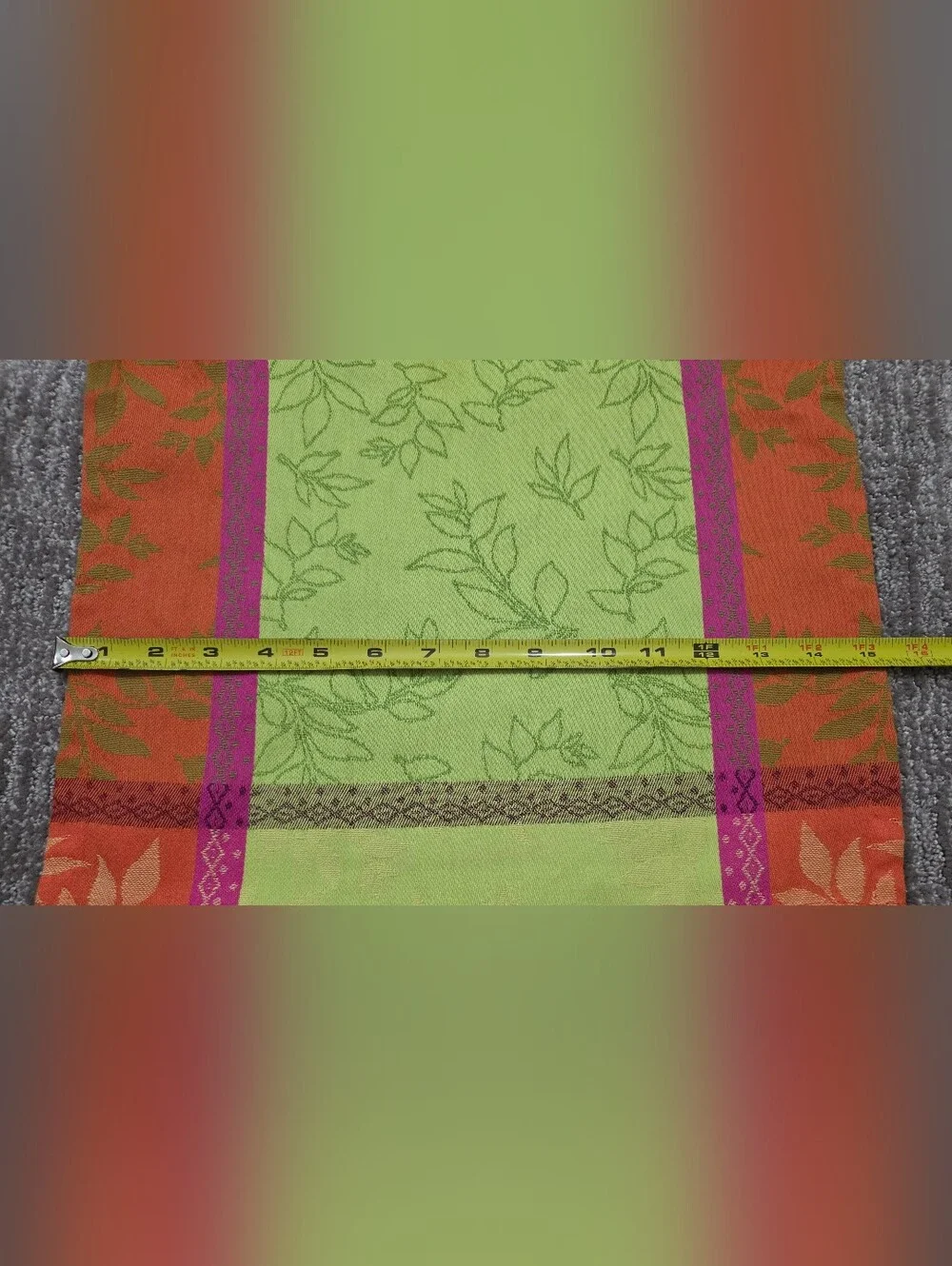 IL Mulino New York Vibrant 100% Cotton Table Runner Botanical Tuscan 15
